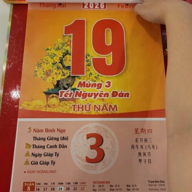 Llịch treo tường 2.026 - Bloc 365 tờ 29x42cm hoa & phong cảnh, giá ưu đãi 169.000₫ 8 Llịch treo tường 2.026 - Bloc 365 tờ 29x42cm hoa & phong cảnh, giá ưu đãi 169.000₫ 8