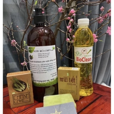 Lọ 1.000ml Nước rửa chén bát hữu cơ Bồ Hòn Bio Nano - Sạch dầu mỡ, tinh dầu khử mùi, Giá 110.000đ 7