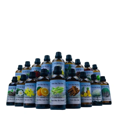 Lọ 100ml 18 mùi tinh dầu tự nhiên: khử khuẩn, đuổi muỗi, sả, quế, bạc hà, cà phê - giảm giá 80.000 VND 6