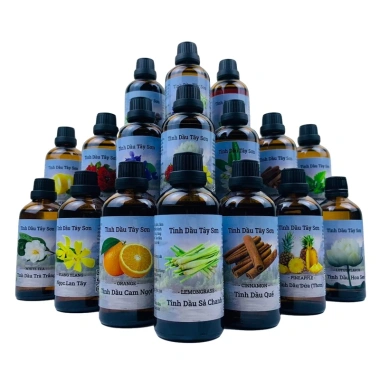Lọ 100ml 18 mùi tinh dầu tự nhiên: khử khuẩn, đuổi muỗi, sả, quế, bạc hà, cà phê - giảm giá 80.000 VND 8