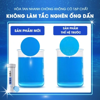 Lọ 15 viên sủi rửa kính ô tô đậm đặc tiện dụng 1 viên 4L - Giá chỉ 23.000₫