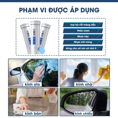 Lọ 15 viên sủi rửa kính ô tô đậm đặc tiện dụng 1 viên 4L - Giá chỉ 23.000₫ 7 Lọ 15 viên sủi rửa kính ô tô đậm đặc tiện dụng 1 viên 4L - Giá chỉ 23.000₫ 7