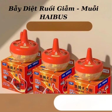 Lọ Bẫy Côn Trùng HAIBUS GRB – Gom Ruồi Giấm, Muỗi Mắt, Dĩn, Nhặng, Giá 58.000₫