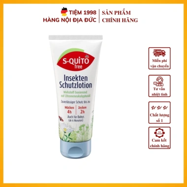 Lọ Bôi & Xịt Chống Muỗi Tiệm 1.998 - Squito Free Đốt, Bé Từ 6 Tháng, 300.000đ