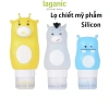 Lọ chiết mỹ phẩm du lịch Silicon Thú Cute 50-90ml - Chỉ 45.000 VND giảm từ 56.250