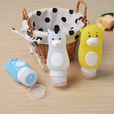 Lọ chiết mỹ phẩm du lịch Silicon Thú Cute 50-90ml - Chỉ 45.000 VND giảm từ 56.250
