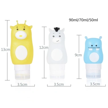 Lọ chiết mỹ phẩm du lịch Silicon Thú Cute 50-90ml - Chỉ 45.000 VND giảm từ 56.250 8 Lọ chiết mỹ phẩm du lịch Silicon Thú Cute 50-90ml - Chỉ 45.000 VND giảm từ 56.250 8