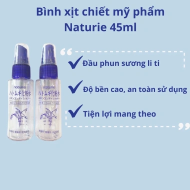 Lọ Chiết Mỹ Phẩm Hatomugi 45ml - Dưỡng ẩm, làm sáng da, giảm giá 22% chỉ 20.000 VND