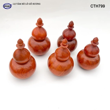 Lọ Đựng Tăm Gỗ Hương Hồ Lô Tài Lộc HAHANCO Tinh Tế Sang Trọng - Giá 47.200 VND