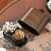 Lọ Đựng Tăm Gỗ Óc Chó Vintage Cao Cấp Hộp Bồng Nắp Đậy Tròn Chống Bụi Giá 70.000₫ 5
