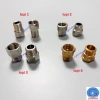 Lơ inox ren 1/2 15mm hàng đẹp, bóng, nối ren trong‑ngoài, giá rẻ 8.000đ 3