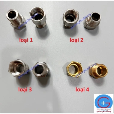 Lơ inox ren 1/2 15mm hàng đẹp, bóng, nối ren trong‑ngoài, giá rẻ 8.000đ 4 Lơ inox ren 1/2 15mm hàng đẹp, bóng, nối ren trong‑ngoài, giá rẻ 8.000đ 4