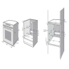 Lò nướng âm tủ GrandX GX75V8 - Cửa kính 3 lớp, an toàn tuyệt đối, tiết kiệm 5