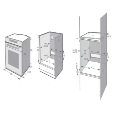 Lò nướng âm tủ GrandX GX75V8 - Cửa kính 3 lớp, an toàn tuyệt đối, tiết kiệm