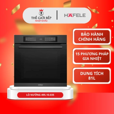 Lò nướng âm tủ Häfele HC-O811B 81L - 15 chức năng, cửa kính 3 lớp, chỉ 14,5 triệu Lò nướng âm tủ Häfele HC-O811B 81L - 15 chức năng, cửa kính 3 lớp, chỉ 14,5 triệu