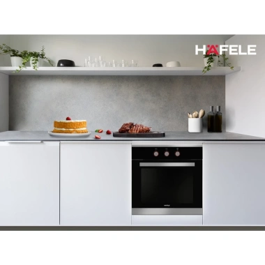 Lò nướng âm tủ Hafele HO-K60B 5L - 8 chức năng, nút vặn nhấn đẩy, cửa kính 3 lớp cách nhiệt, giá 19,45tr 5