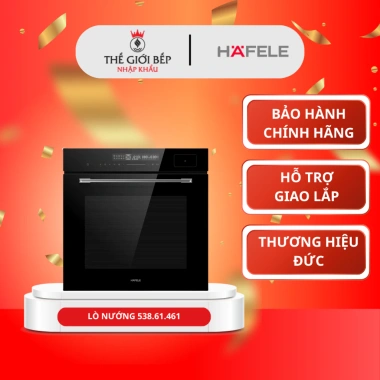Lò Nướng Âm Tủ Hafele HSO-8T72A 538.61.461 - 14 chức năng gia nhiệt, vệ sinh, cửa 3 lớp cách nhiệt - Giá ưu đãi 33.356.000 VND