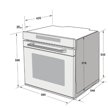 Lò Nướng Âm Tủ Hafele HSO-8T72A 538.61.461 - 14 chức năng gia nhiệt, vệ sinh, cửa 3 lớp cách nhiệt - Giá ưu đãi 33.356.000 VND 8