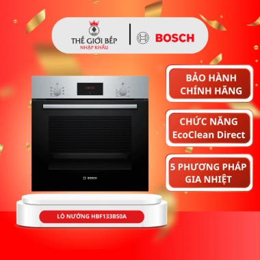 Lò nướng Bosch HBF133BS0A 66L - 5 chế độ, EcoClean Direct, giá 17.235.000₫