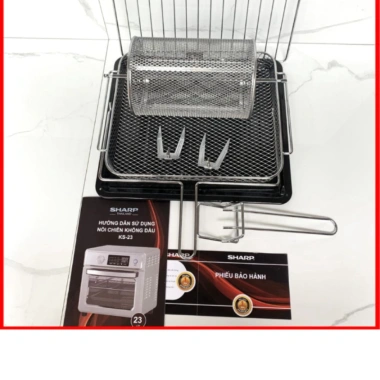 Lò Nướng Đa Năng SHARP 23L - Nồi Chiên Không Dầu, 16 chức năng, bảo hành 12 tháng, giá ưu đãi 1.54 triệu 5