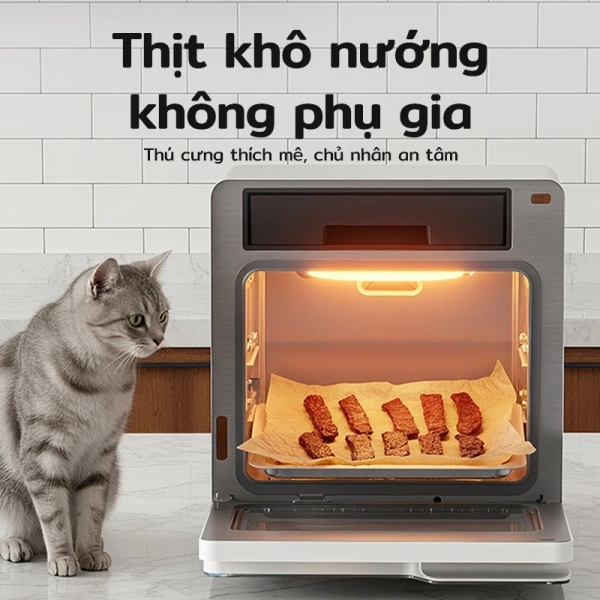 Hình ảnh sản phẩm Lò nướng hơi nước TJean 18L cảm ứng đa chức năng, màu hiện đại, bảo hành 12 tháng - Giá ưu đãi