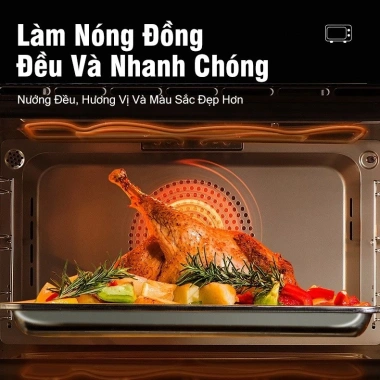 Lò nướng mini 2 tầng 12L 800W Tiết kiệm điện đa năng giá ưu đãi 419k