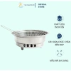 Lò Nướng Tròn Nhỏ Inox Dày Bếp Than và Vỉ Nướng Cao Cấp Giá 198.000₫