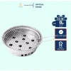 Lò Nướng Tròn Nhỏ Inox Dày Bếp Than và Vỉ Nướng Cao Cấp Giá 198.000₫ 2