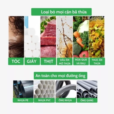 Lọ sinh học đa năng AMB làm sạch, tiêu diệt mùi hôi bồn cầu, bồn rửa mặt, chỉ 53.000₫