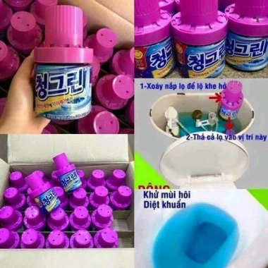 Lọ thả bồn cầu Hàn Quốc diệt vi khuẩn, tỏa hương thơm tím - Giá chỉ 39.000đ 3