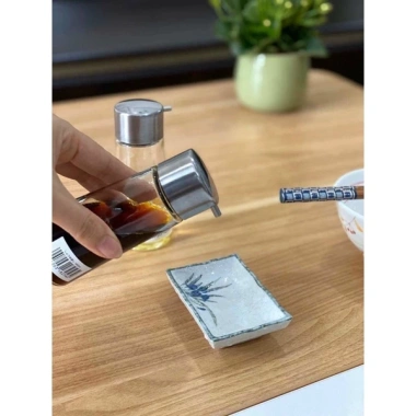 Lọ thuỷ tinh rót dầu ăn & nước mắt Nhật 140ml - Giá chỉ 49k giảm giá 2