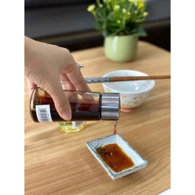 Lọ thuỷ tinh rót dầu ăn & nước mắt Nhật 140ml - Giá chỉ 49k giảm giá 3