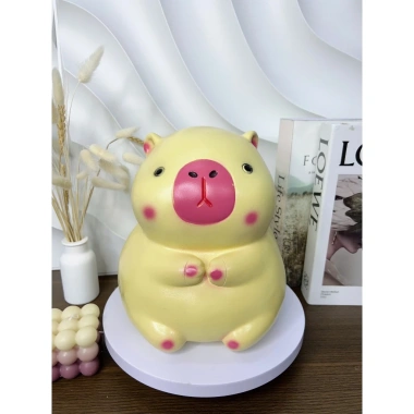 Lỗ tiết kiệm tròn ống Chuột Lang Capybara kute – Heo Đất Su Su, chỉ 69k, dễ dùng