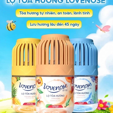 Lọ tỏa hương Lovenose 180ml - Hương thơm tự nhiên, khử mùi 45 ngày, giá 69.000đ