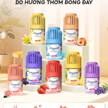 Lọ tỏa hương Lovenose 180ml - Hương thơm tự nhiên, khử mùi 45 ngày, giá 69.000đ