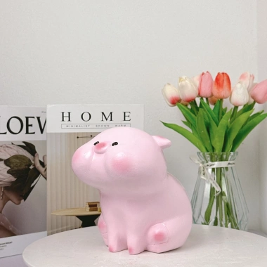 LỖ TRÒN LỖ NGANG Heo đất tiết kiệm Heo hồng Má Phĩnh cute quà tặng giá 66.000₫