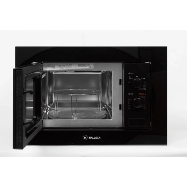 Lò vi sóng âm tủ Malloca MW-820B - Bảo hành 3 năm, núm vặn tiện lợi, 5 mức công suất