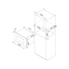 Lò vi sóng âm tủ Malloca MW-820B - Bảo hành 3 năm, núm vặn tiện lợi, 5 mức công suất 6