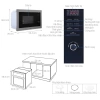 Lò vi sóng Hafele HM-B38A 25L Điều khiển điện tử, kèm vỉ nướng, giá 9.6 triệu 7