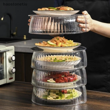 Lò Vi Sóng PET Chống Bắn Bát, Chịu Nhiệt Cao, Nhựa Gia Đình Thực Phẩm, Tấm Nắp Nóng 2