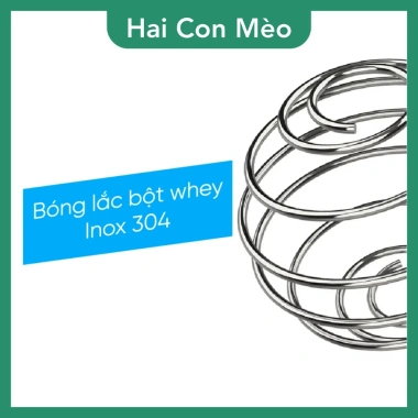 Lò Xo Bóng Lắc Bình Whey Inox304 – Dễ Pha, Bảo Vệ Thép, Giá 10.500 VND