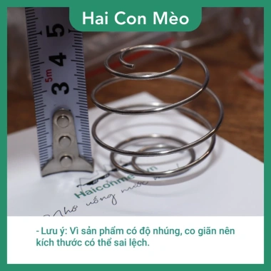 Lò Xo Bóng Lắc Bình Whey Inox304 – Dễ Pha, Bảo Vệ Thép, Giá 10.500 VND