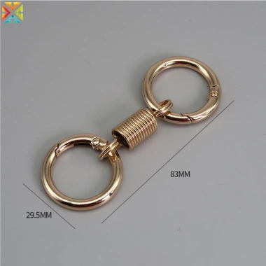Lò Xo Đôi Cuộn Dây Móc Carabiner Khóa Cá Tính – Chống Mất, Leo, Móc Xe, Phụ Kiện Quà Tặng 7 Lò Xo Đôi Cuộn Dây Móc Carabiner Khóa Cá Tính – Chống Mất, Leo, Móc Xe, Phụ Kiện Quà Tặng 7