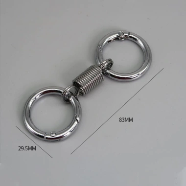 Lò Xo Đôi Cuộn Dây Móc Carabiner Khóa Cá Tính – Chống Mất, Leo, Móc Xe, Phụ Kiện Quà Tặng 10 Lò Xo Đôi Cuộn Dây Móc Carabiner Khóa Cá Tính – Chống Mất, Leo, Móc Xe, Phụ Kiện Quà Tặng 10