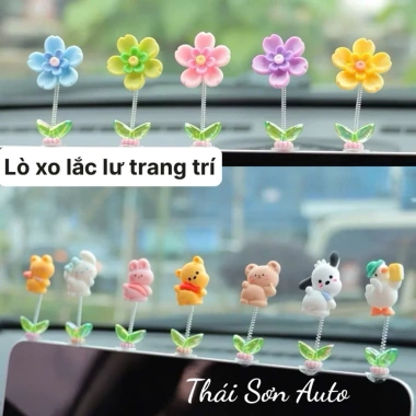 Lò Xo Lắc Lư Siêu Dễ Thương – Đồ Trang Trí Ô Tô & Xe Máy, Giá Chỉ 8.899₫