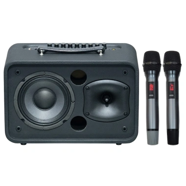 Loa ACNOS CS 160PRO 16cm 80W Karaoke - Kèm 2 Mic, Bảo hành 12 tháng, Giá chỉ 2.98 triệu