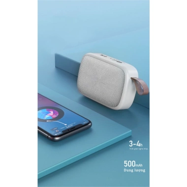 Loa Bluetooth 5.0 WEKOME D20 - Nhỏ gọn, Gắn thẻ nhớ, USB, tần 20-58Hz, giá 75k 6 Loa Bluetooth 5.0 WEKOME D20 - Nhỏ gọn, Gắn thẻ nhớ, USB, tần 20-58Hz, giá 75k 6