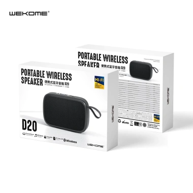 Loa Bluetooth 5.0 WEKOME D20 - Nhỏ gọn, Gắn thẻ nhớ, USB, tần 20-58Hz, giá 75k 9 Loa Bluetooth 5.0 WEKOME D20 - Nhỏ gọn, Gắn thẻ nhớ, USB, tần 20-58Hz, giá 75k 9
