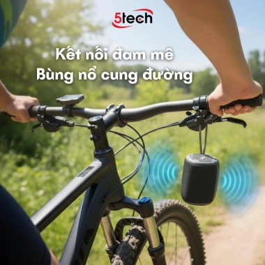 Loa Bluetooth 5TECH BS7 Mini Cầm Tay - LED RGB, Bass Mạnh, Pin Trâu, Giá 649.000đ giảm