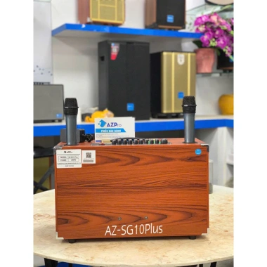 Loa Bluetooth AzPro SG10Plus HN10 2 Bass 2 Treble 10 núm âm Reverb 2 mic nâng cấp bo mạch - 2.250.000₫ 3 Loa Bluetooth AzPro SG10Plus HN10 2 Bass 2 Treble 10 núm âm Reverb 2 mic nâng cấp bo mạch - 2.250.000₫ 3